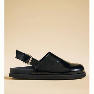 Anthropologie Pilcro slingback black clogs - size 7/7.5 - EU 38